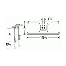 Thermos H Shape SS Twin Burner & Venture Kit -10502-70201