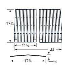 BBQ Grillware Gloss Cast Iron Cooking Grids-61902