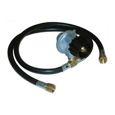 LP Gas Regulator with Two Hoses and QCC-80034